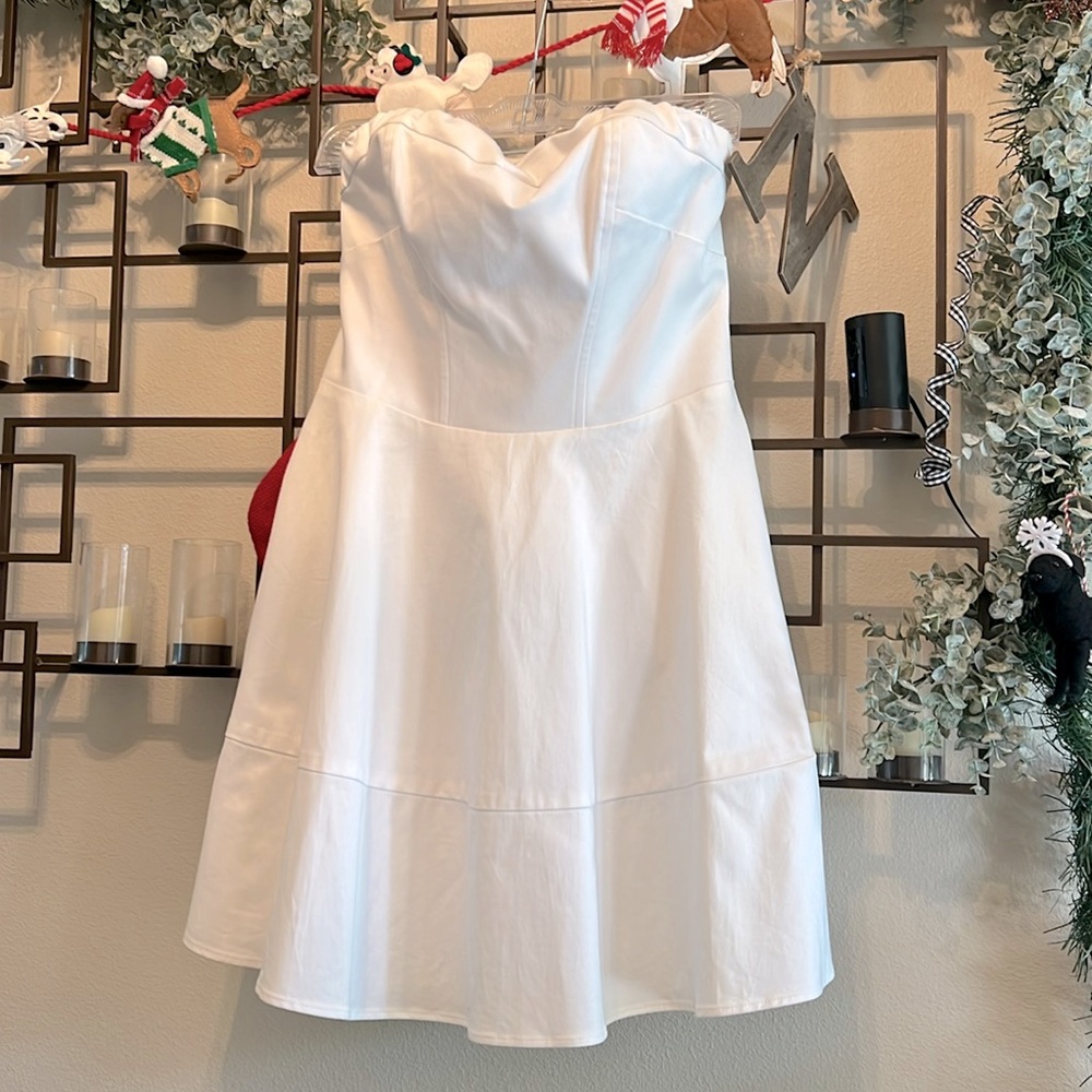 White Straples Dress